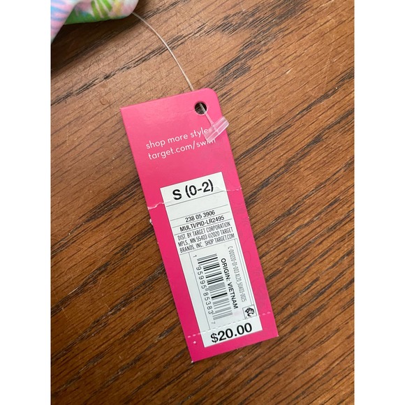 NWT Xhilaration Bikini- Pastel Plaid- Size XS/S - Picture 5 of 7